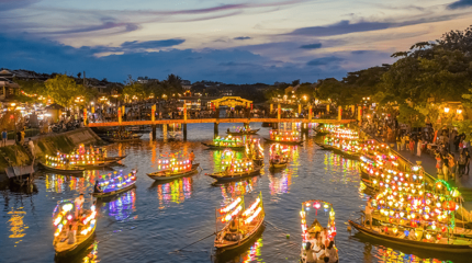 Marble Mountains – Hoi An City – Boat Ride & Release Lantern from Da Nang