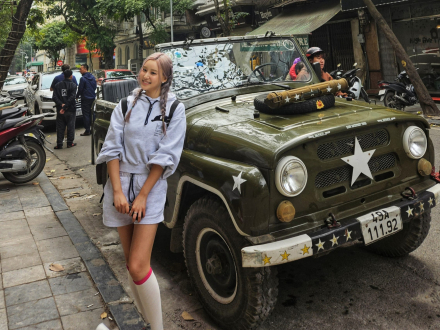 Jeep tour around Ha Noi