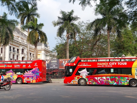 Ha Noi by Hop-On Hop-Off Bus Tour Sighseeing 
