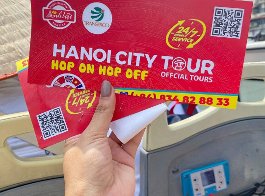 Ha Noi by Hop-On Hop-Off Bus Tour Sighseeing 