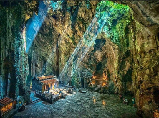 Marble Mountains – Hoi An City – Boat Ride & Release Lantern from Da Nang Marble Mountains – Hoi An City – Boat Ride & Release Lantern from Da Nang